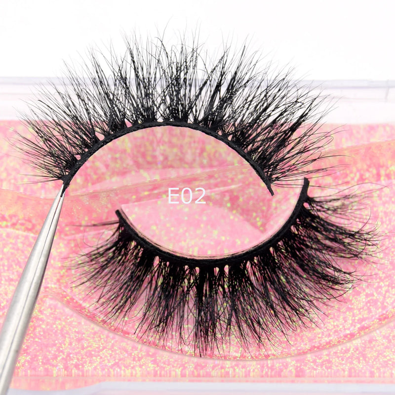 Visofree Mink Eyelashes Cílios Postiços Naturais Cílios Postiços Maquiagem Longa Cílios Mink 3D Extensão Cílios Cílios Postiços para Beleza