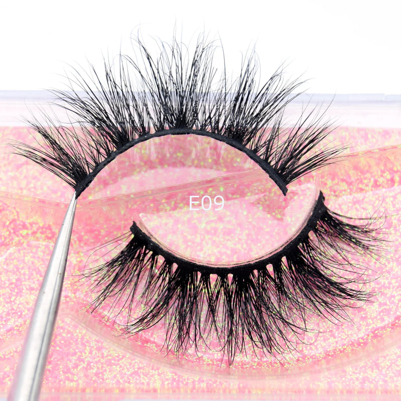 Visofree Mink Eyelashes Cílios Postiços Naturais Cílios Postiços Maquiagem Longa Cílios Mink 3D Extensão Cílios Cílios Postiços para Beleza