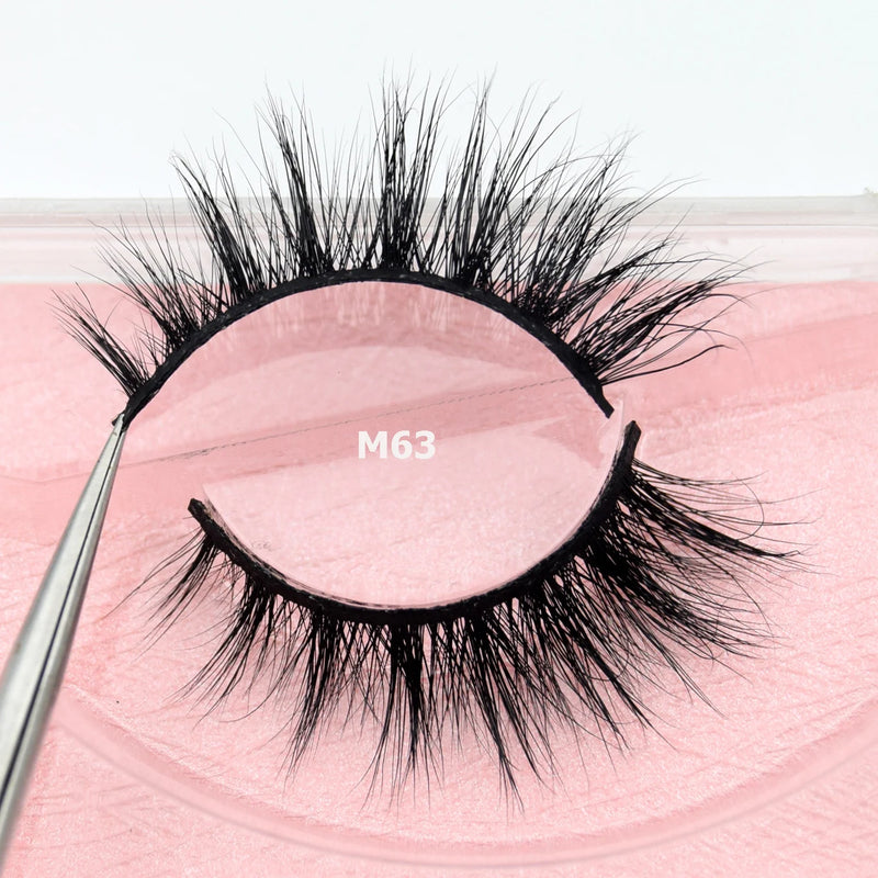 Visofree Mink Eyelashes Cílios Postiços Naturais Cílios Postiços Maquiagem Longa Cílios Mink 3D Extensão Cílios Cílios Postiços para Beleza