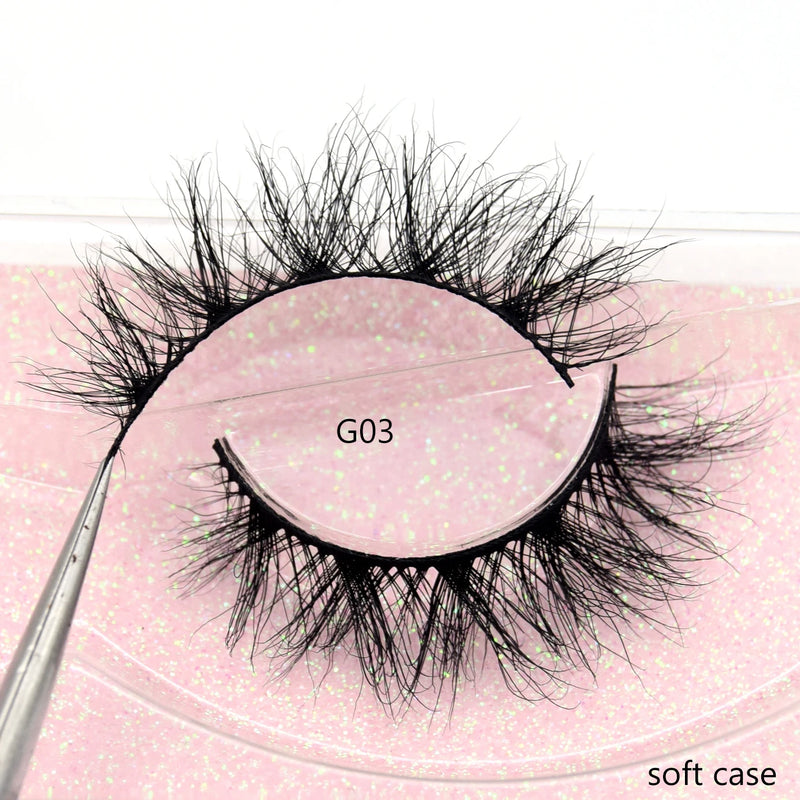 Visofree Mink Eyelashes Cílios Postiços Naturais Cílios Postiços Maquiagem Longa Cílios Mink 3D Extensão Cílios Cílios Postiços para Beleza