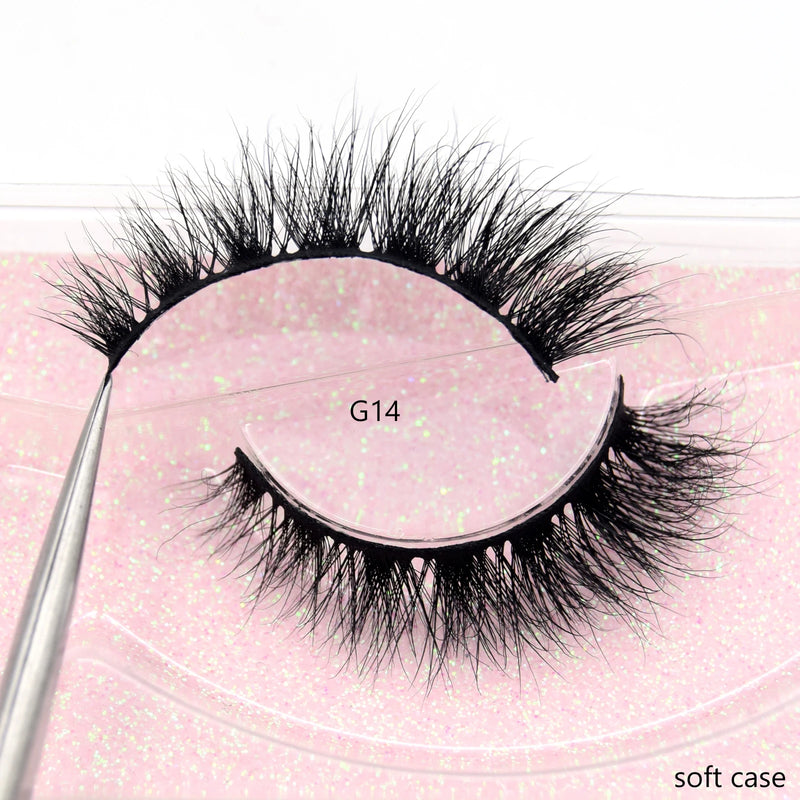 Visofree Mink Eyelashes Cílios Postiços Naturais Cílios Postiços Maquiagem Longa Cílios Mink 3D Extensão Cílios Cílios Postiços para Beleza