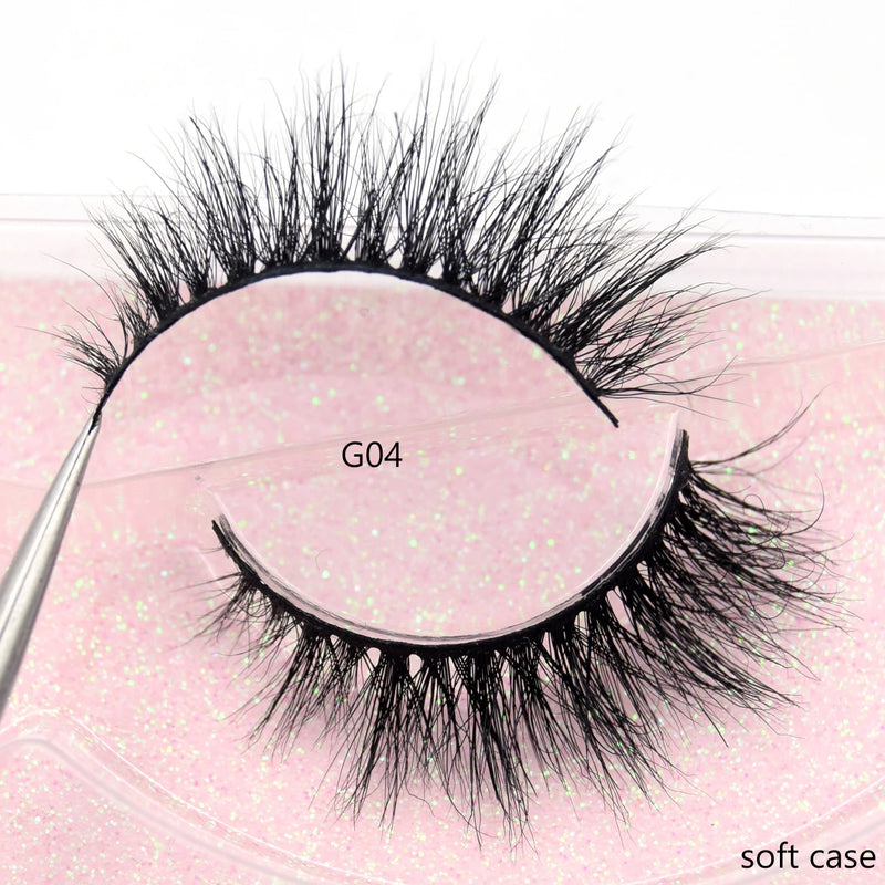 Visofree Mink Eyelashes Cílios Postiços Naturais Cílios Postiços Maquiagem Longa Cílios Mink 3D Extensão Cílios Cílios Postiços para Beleza