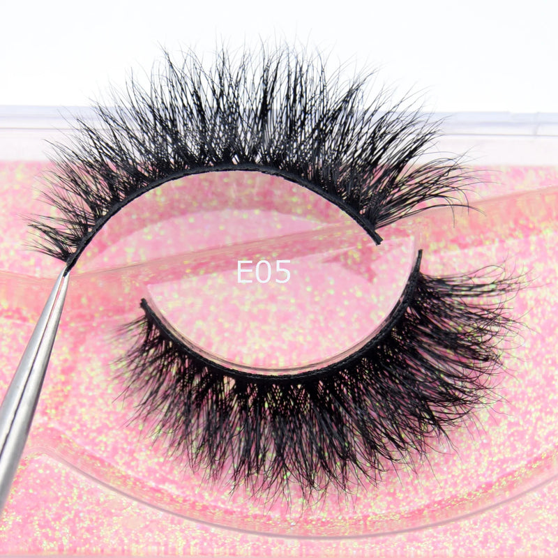 Visofree Mink Eyelashes Cílios Postiços Naturais Cílios Postiços Maquiagem Longa Cílios Mink 3D Extensão Cílios Cílios Postiços para Beleza