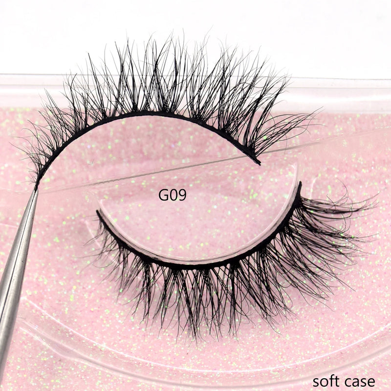 Visofree Mink Eyelashes Cílios Postiços Naturais Cílios Postiços Maquiagem Longa Cílios Mink 3D Extensão Cílios Cílios Postiços para Beleza