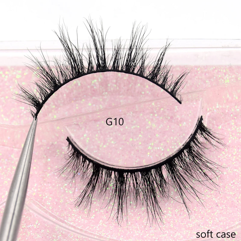 Visofree Mink Eyelashes Cílios Postiços Naturais Cílios Postiços Maquiagem Longa Cílios Mink 3D Extensão Cílios Cílios Postiços para Beleza