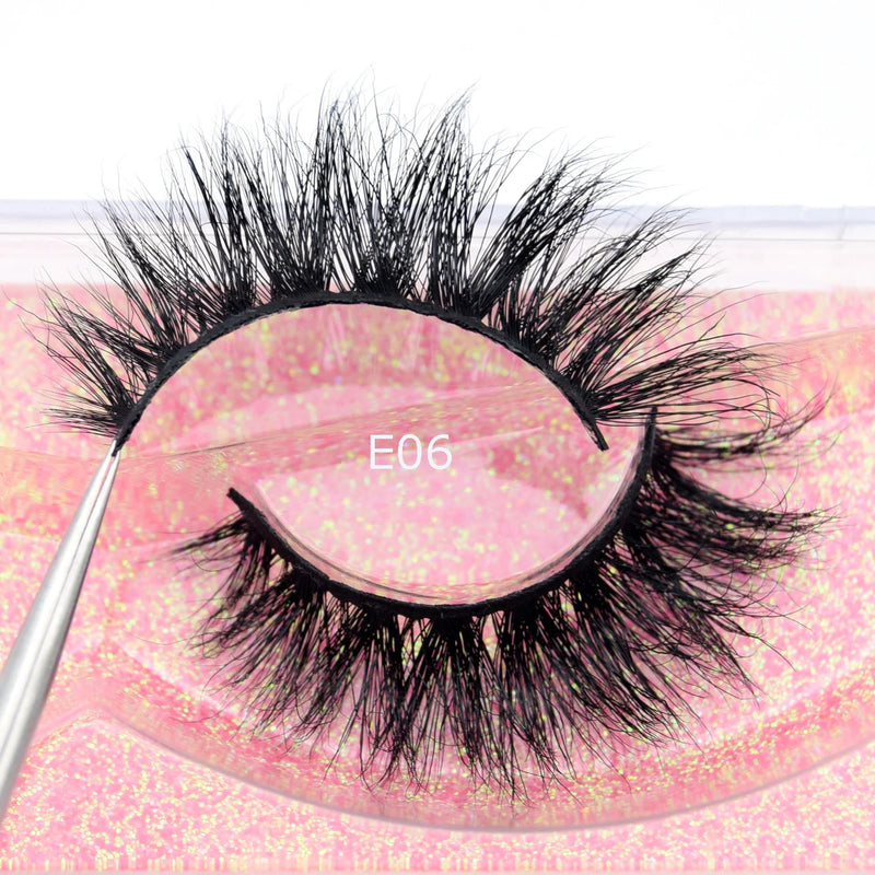 Visofree Mink Eyelashes Cílios Postiços Naturais Cílios Postiços Maquiagem Longa Cílios Mink 3D Extensão Cílios Cílios Postiços para Beleza